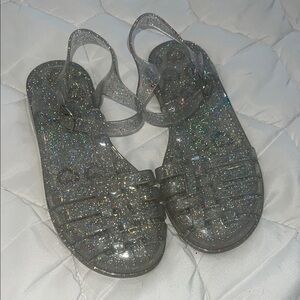 Size 1 - Glittery Transparent Sandals